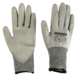 GUANTE ANTICORTE GRIS PU A5 DDY-110-H5 DIFENDA®