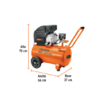 COMPRESOR DE AIRE 50 L BANDA HORIZONTAL - Imagen 2