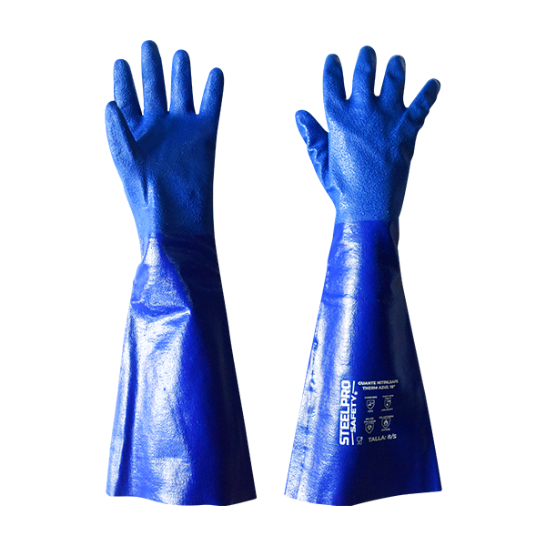 Honeywell Performance - Guantes de nitrilo para examen, color azul cielo,  talla L (4580601-L)