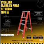 ESCALERA TIJERA EN FIBRA DE VIDRIO TIPO IA