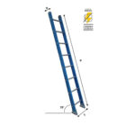 ESCALERA EN FIBRA DE VIDRIO SENCILLA