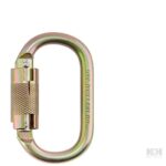 MOSQUETÓN SIMÉTRICO DE ACERO DOBLE SEGURO STEELPRO